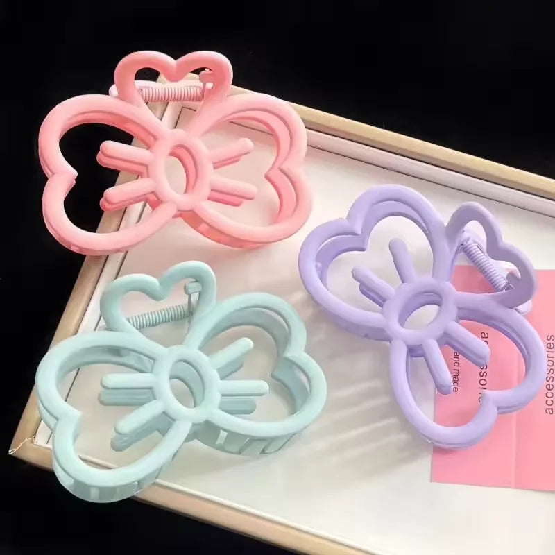 Candy Color Cat Bow Hair Clip | Stylish Hair Claw for Girls