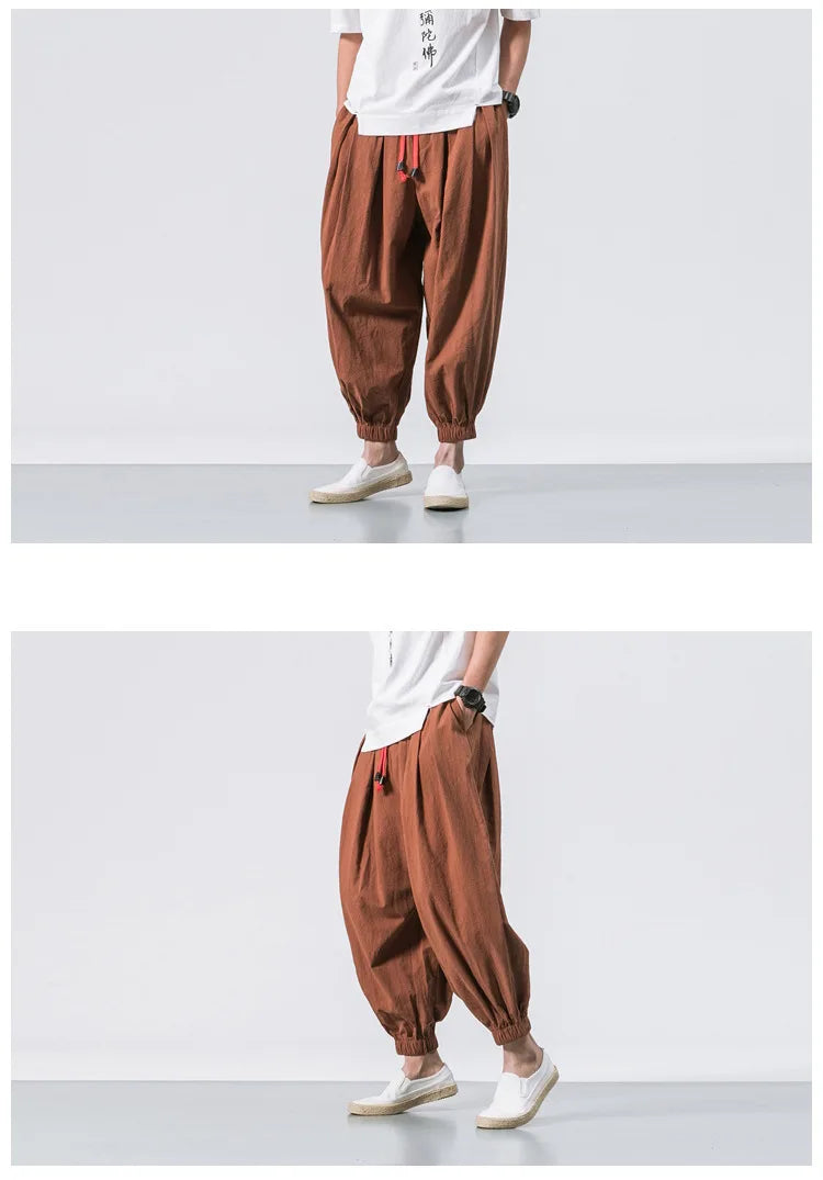 Oversized Men's Harem Pants | Comfortable Loose Fit Joggers