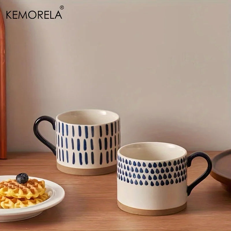 Japanese Ceramic Coffee Mug | Elegant Breakfast Drinkware