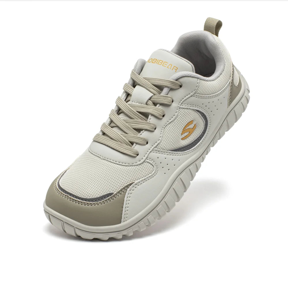 Unisex Wide Toe Sneakers | Comfortable Lace Up Walking Shoes