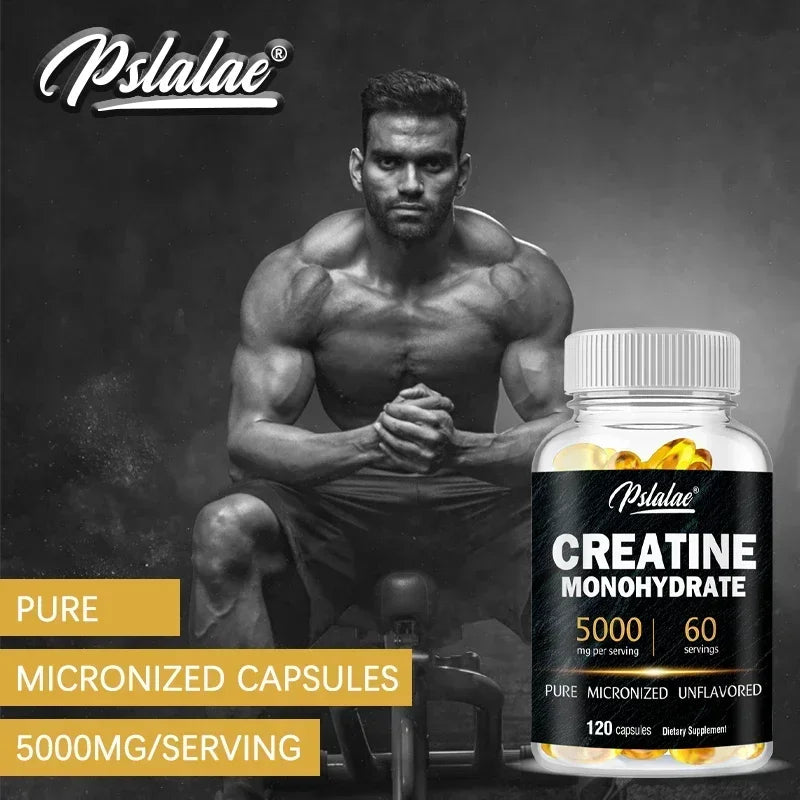Creatine Monohydrate Capsules | Boost Performance & Muscle Growth