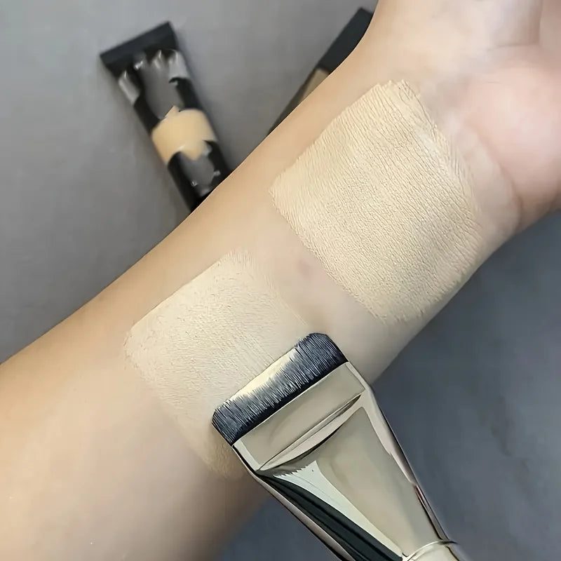 Ultra Fine Straight Line Foundation Brush | Precision Makeup Tool