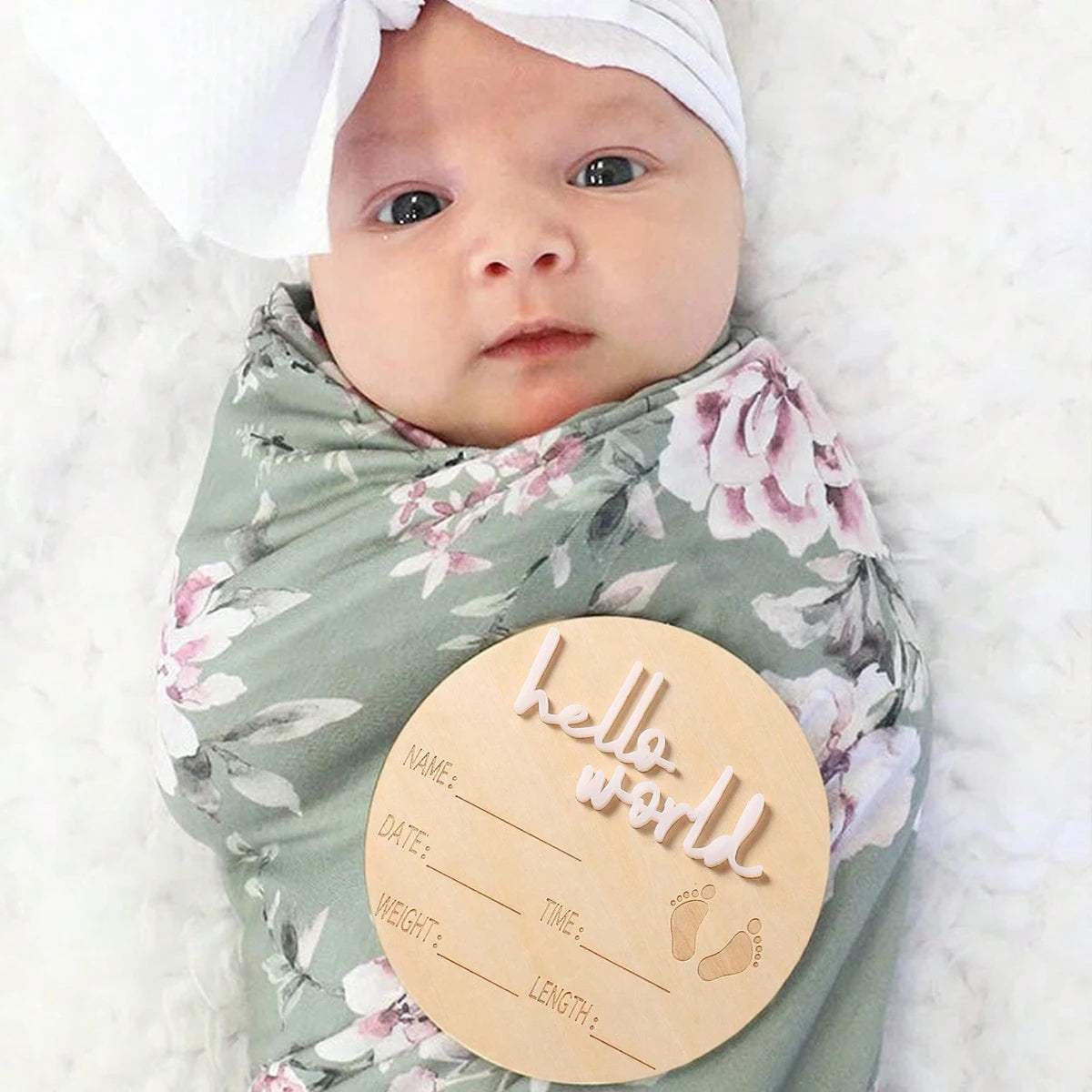 Newborn Baby Photo Props | Cute Wooden Photography Ideas
