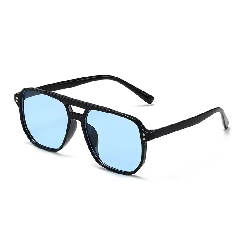Vintage Unisex Big Sunglasses | Retro UV400 Square Shades