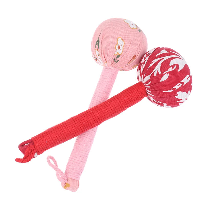 Long-Handled Wormwood Massage Hammer for Stress Relief