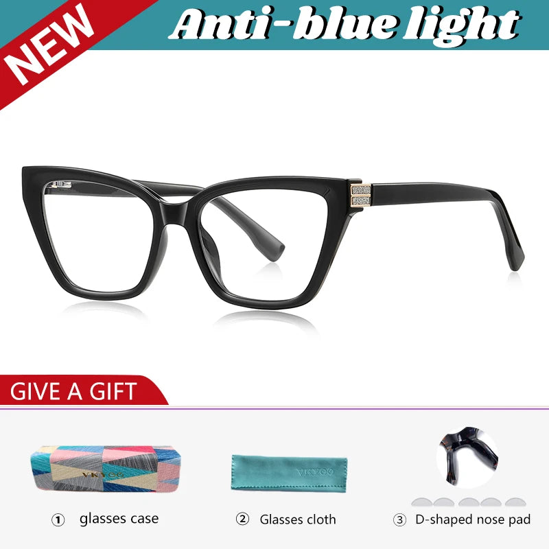Chic Cat Eye Anti-Blue Light Reading Glasses for Women