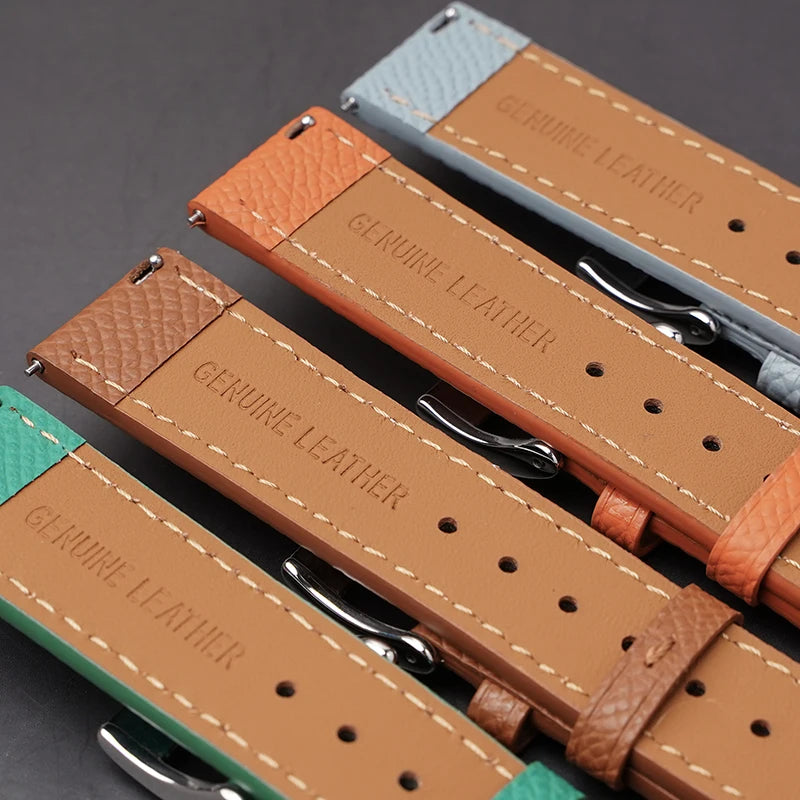 Calfskin Leather Watch Strap | Quick Release, Handmade Design