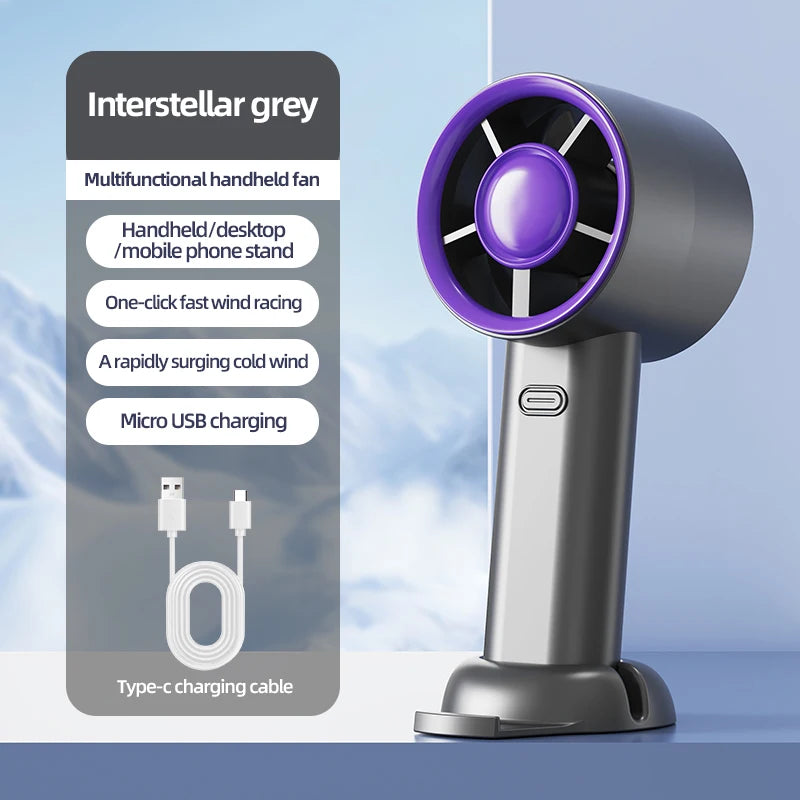 Portable Mini Handheld Fan | USB Rechargeable Mute Travel Fan
