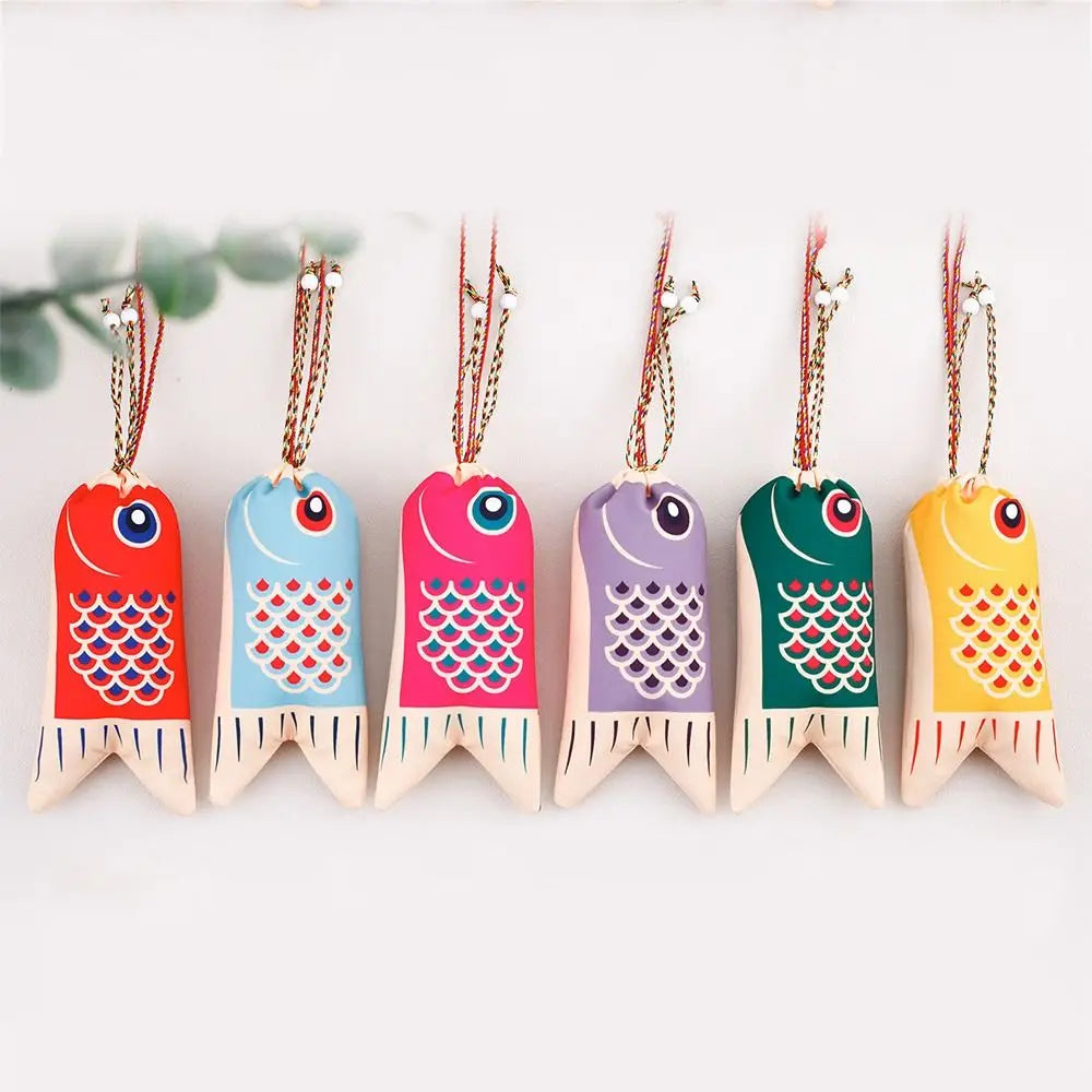 Koi Carp Blessing Bag | Japanese Style Ethnic Jewelry Pouch