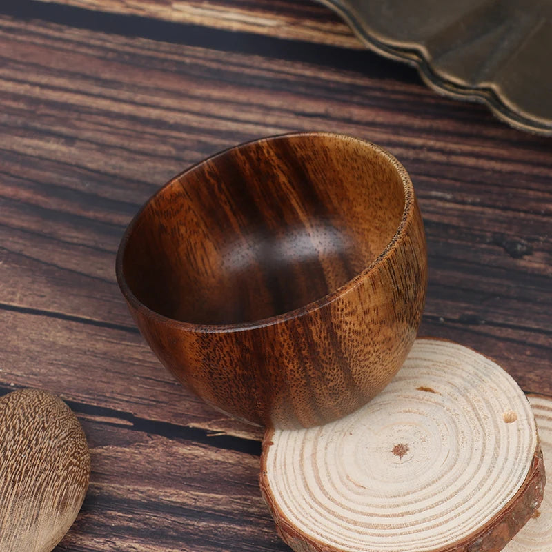 Cuencos de Madera Natural | Vajilla Ecológica para Cada Comida
