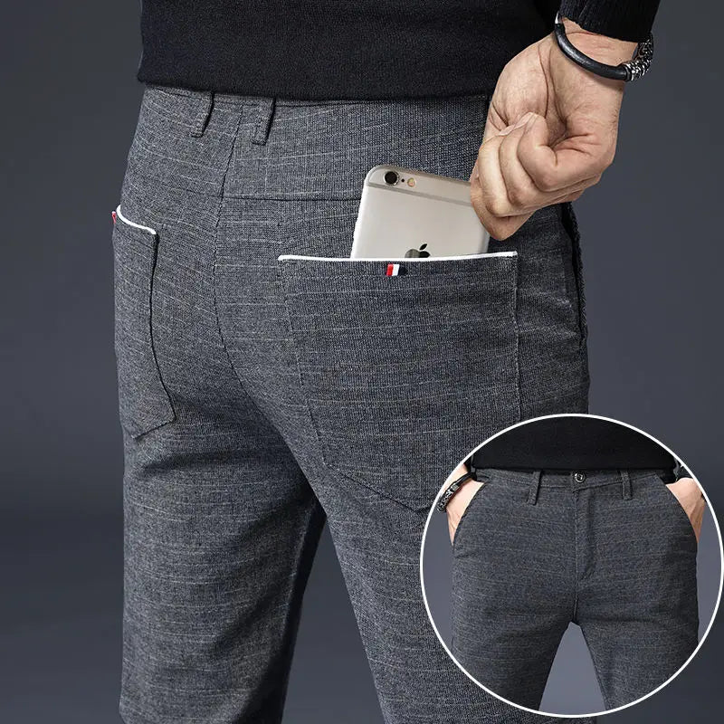 Versatile Baggy Suit Pants for Men | Casual Sports Trousers