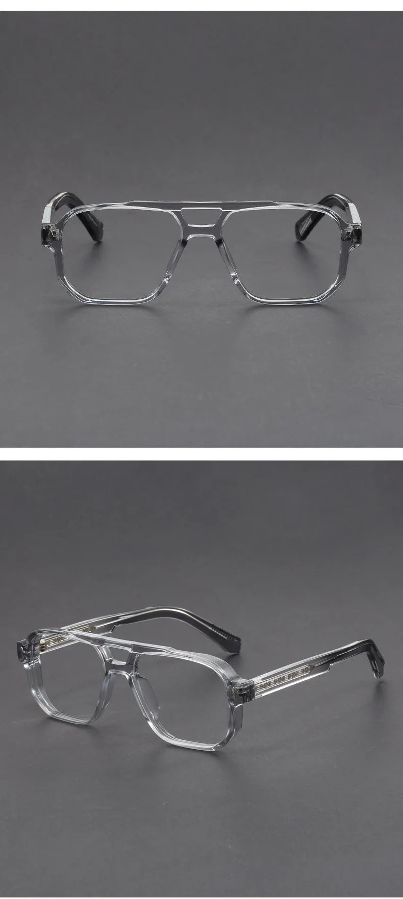 Stylish Anti Blue Light Photochromic Prescription Glasses for Men