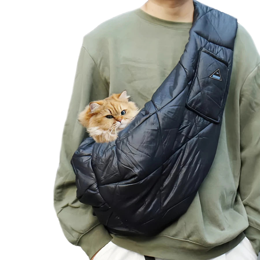 Portable Crossbody Pet Carrier Bag for Small Dogs | Outdoor Comfort