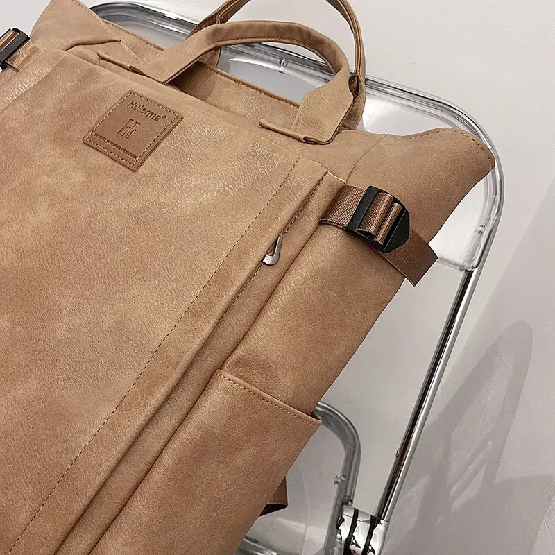 Stylish PU Leather Women's Backpack | Spacious Travel Companion