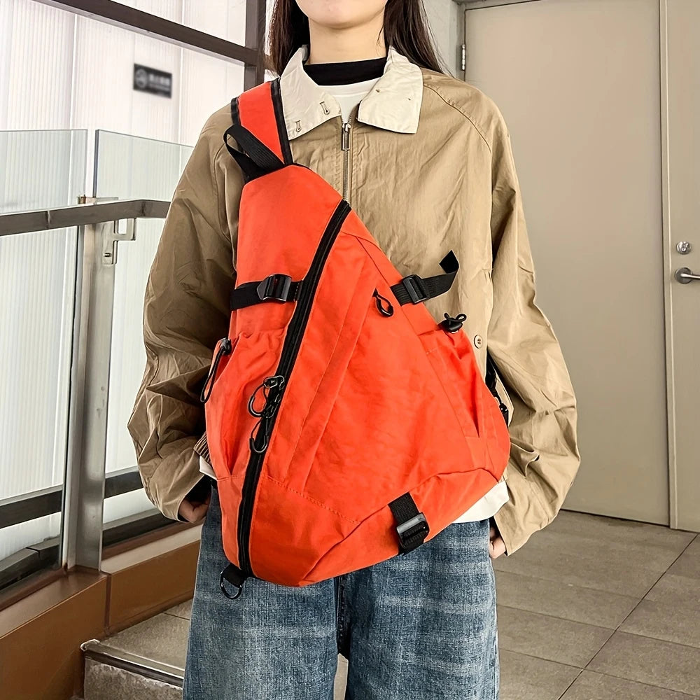 Large Capacity Chest Bag, Sports Shoulder Bag, Cycling Bag, Workwear Bag, New Functional and Versatile Crossbody Bag