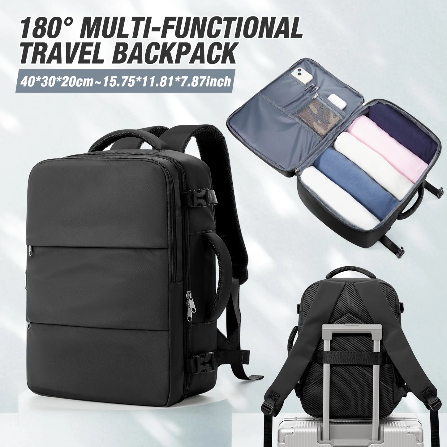 Waterproof Travel Backpack for Men and Women | Business & School Bag