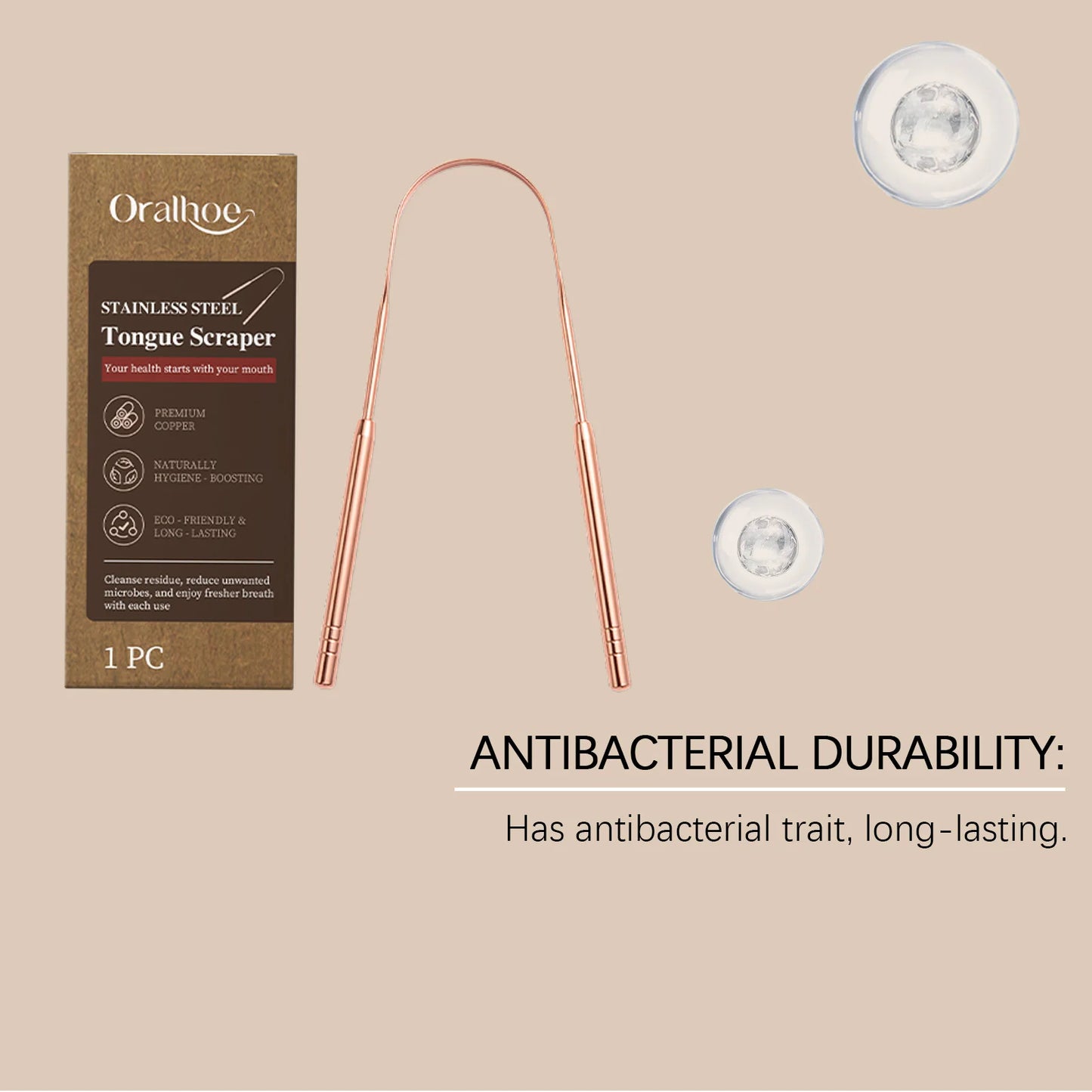 Stainless Steel Tongue Scraper | Freshen Breath & Enhance Oral Care