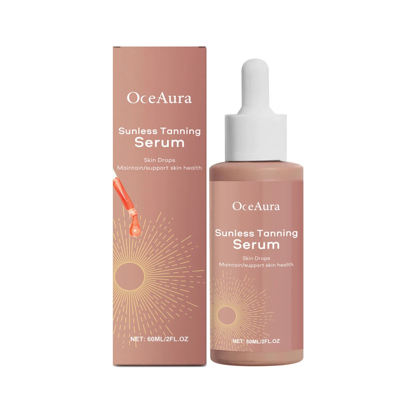 Sunless Self Tanning Drops | Long Lasting Natural Tan Serum