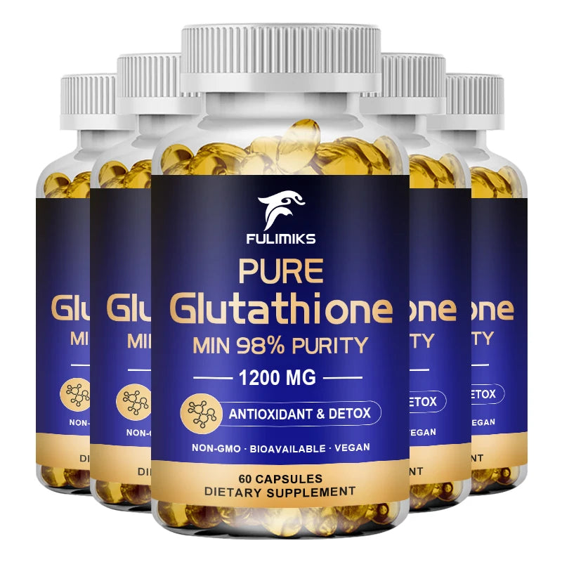 Pure Glutathione Capsules | Support Detox, Antioxidant & Anti-Aging