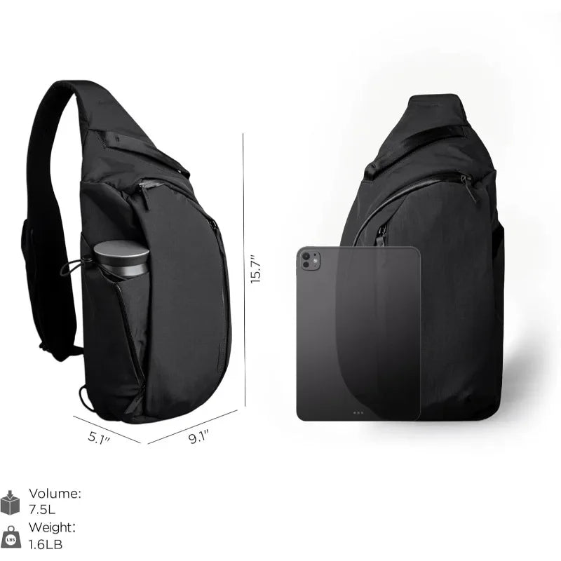 Multi-Functional Waterproof Crossbody Bag for Outdoor Travel