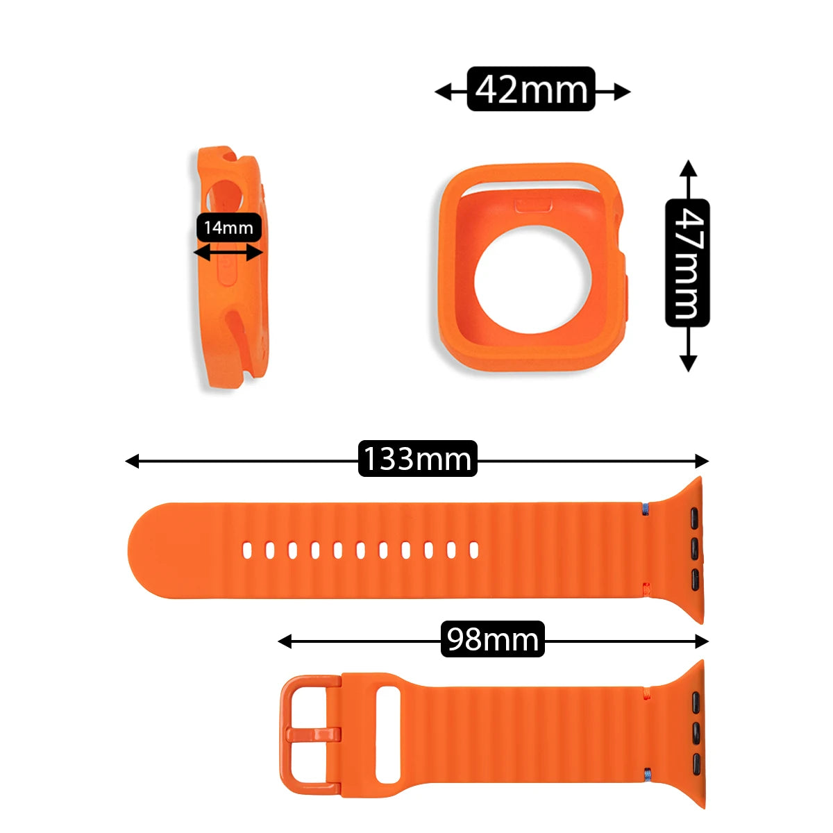 Soft Sport Band + Protective Case for Smart Watches | Versatile & Durable