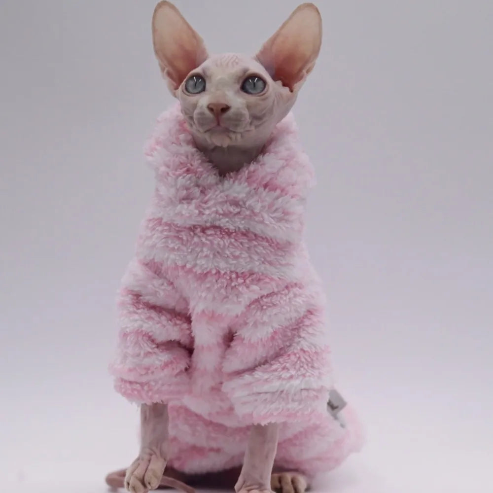 Winter Sweater for Hairless Cats | Cozy Fashionable Cat Clothing