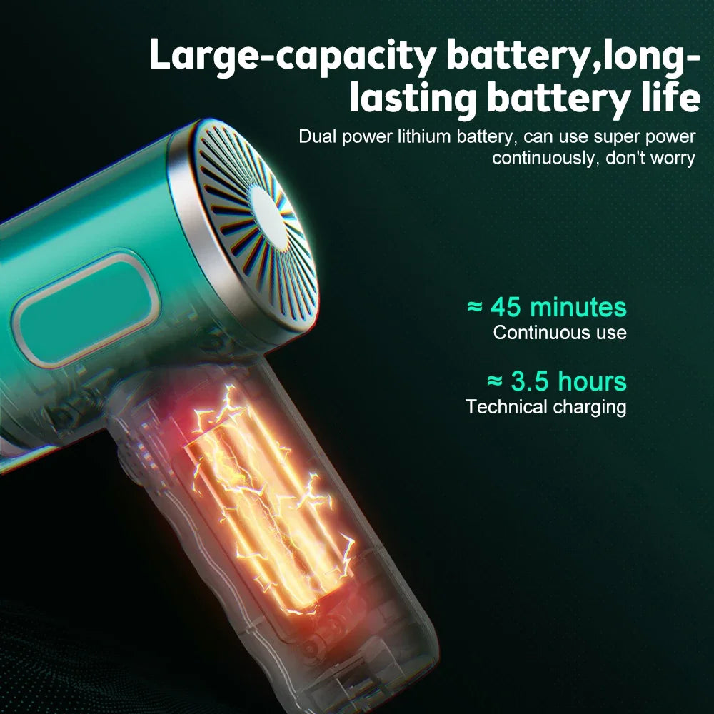 Powerful Wireless Car Vacuum Cleaner | Cordless Dual Use Mini Vacuum