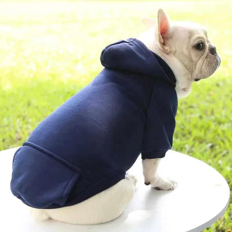 Sudaderas con capucha de algodón cálidas para mascotas | Ropa de invierno acogedora