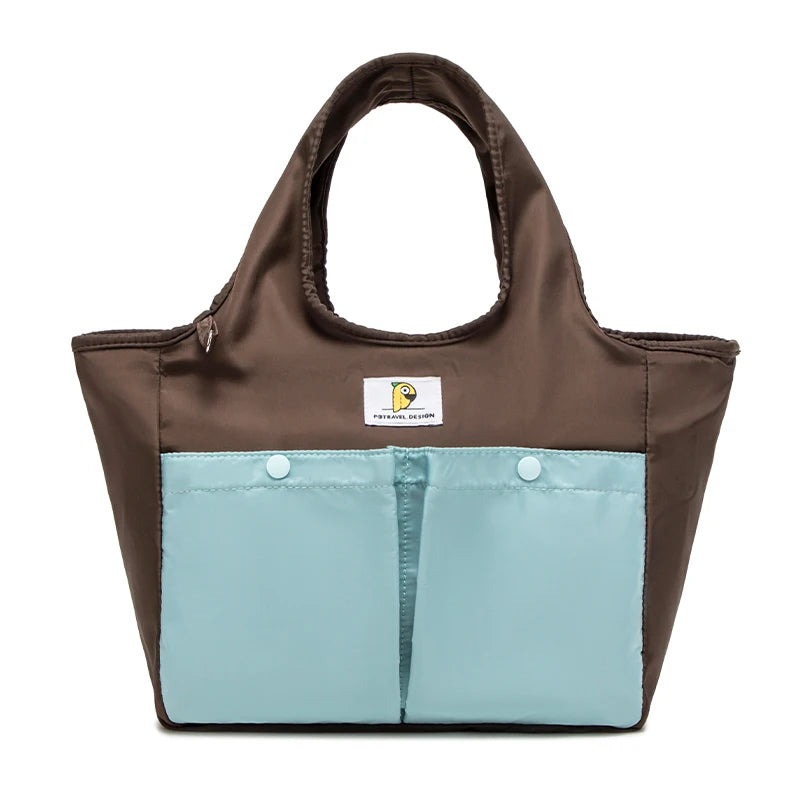 Insulated Lunch Bag Tote Waterproof Portable Large Capacity Bento Box Bag Thermal Cooler Handbag for Office School Picnic