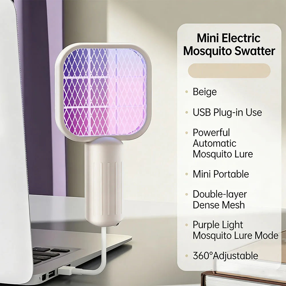 Portable USB Mosquito Swatter Trap | Effective Outdoor Insect Killer