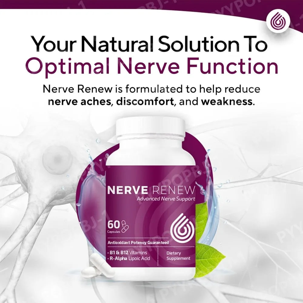 Natural Nerve Discomfort Relief Capsules | Fast-Acting Support