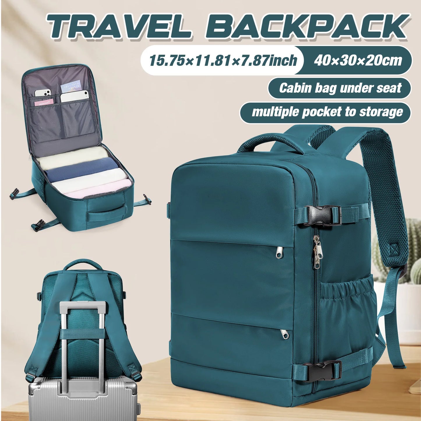 Versatile Travel Backpack | Ultimate Cabin Bag for Every Adventure