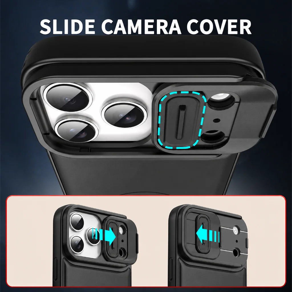Slide Lens Cover for iPhone 17 Pro Max | Fall Protection Case