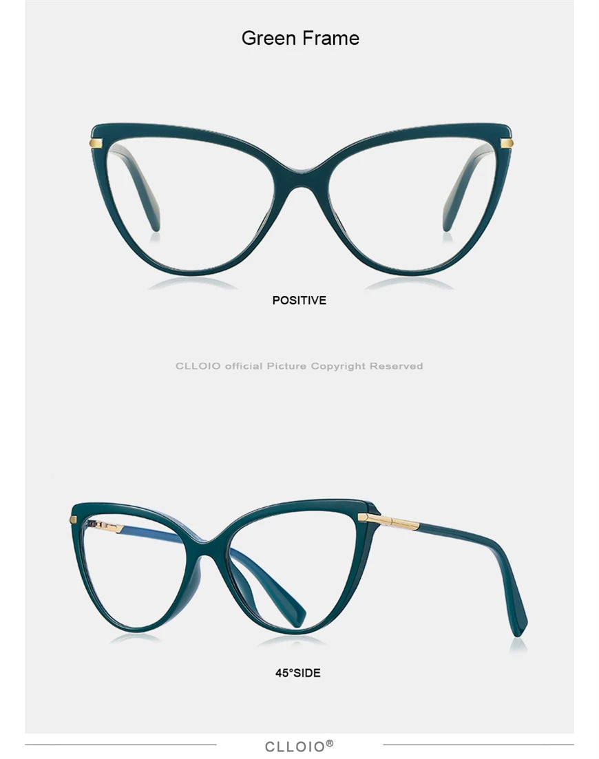 Stylish Cat Eye Reading Glasses | Anti Blue Light Protection
