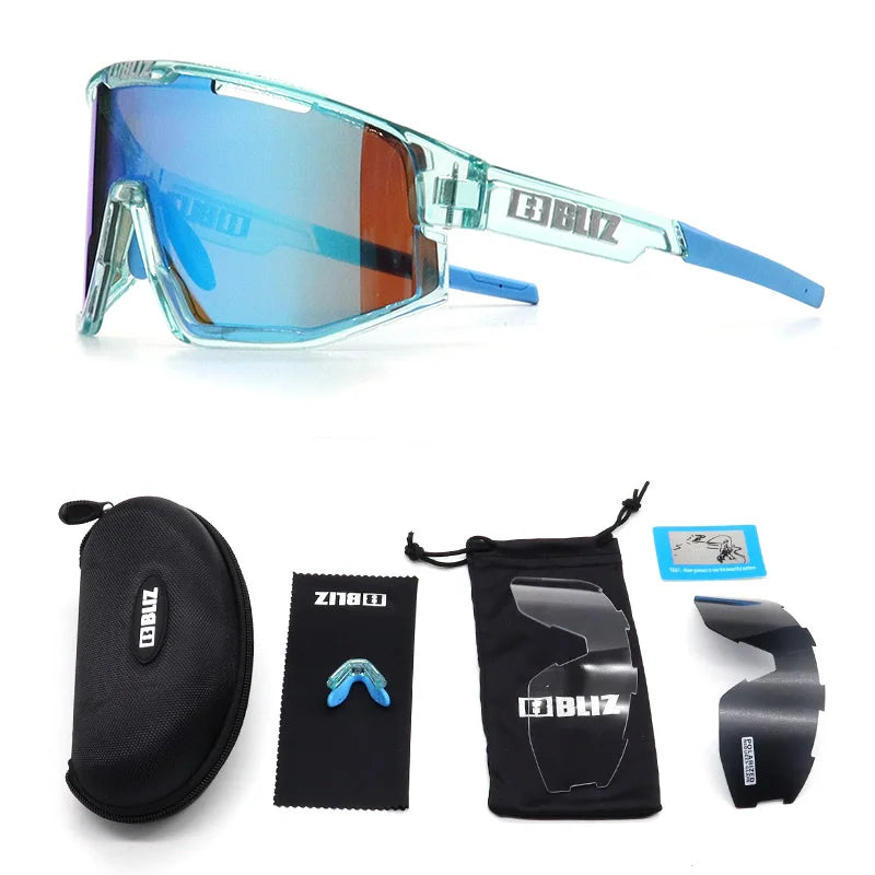 B Bliz Fusion Cycling Sunglasses Men Bicycle Racing Riding Glasses UV400 Photochromic MTB Outdoor Sports Camping Golf Equipment