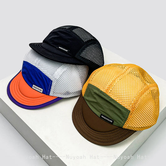 Unisex Breathable Short Eave Baseball Hats for Outdoor Activities