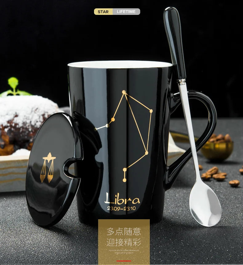 Creative 12 Constellations Ceramic Mugs | Unique Drinkware Gift