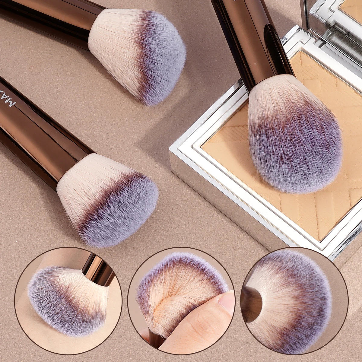 13pc Soft Synthetic Hair Makeup Brush Set | Flawless Beauty Tools