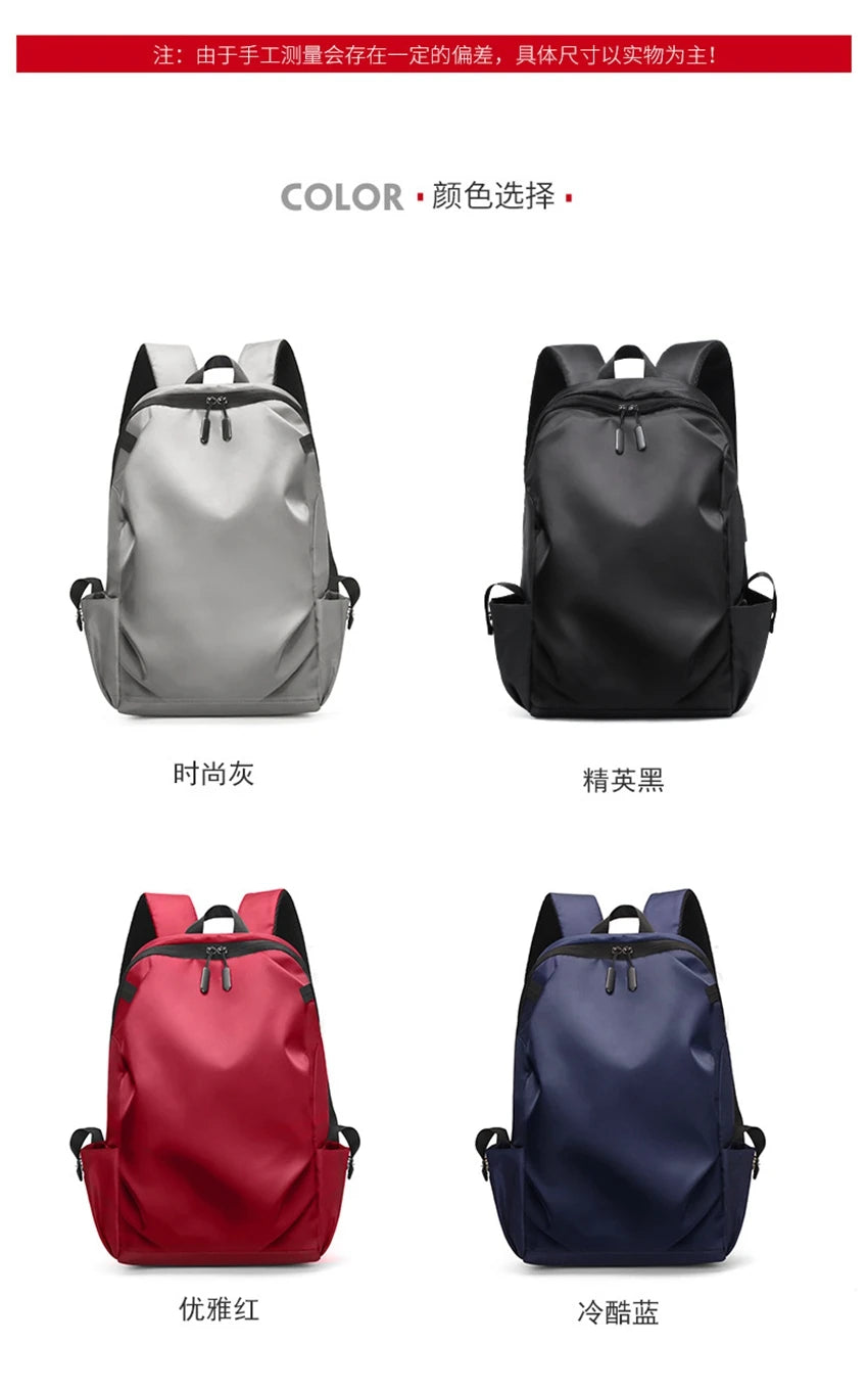 Cute Waterproof Men's Business Laptop Backpack with Cat Print