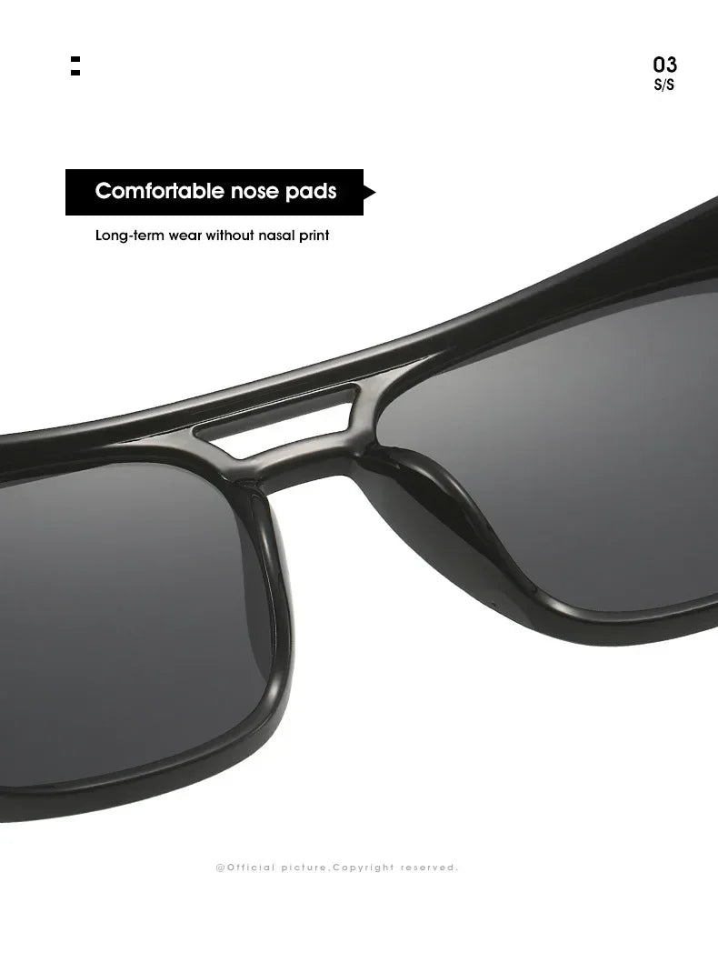 Classic Steampunk Style Sunglasses | Retro Square Sunglasses