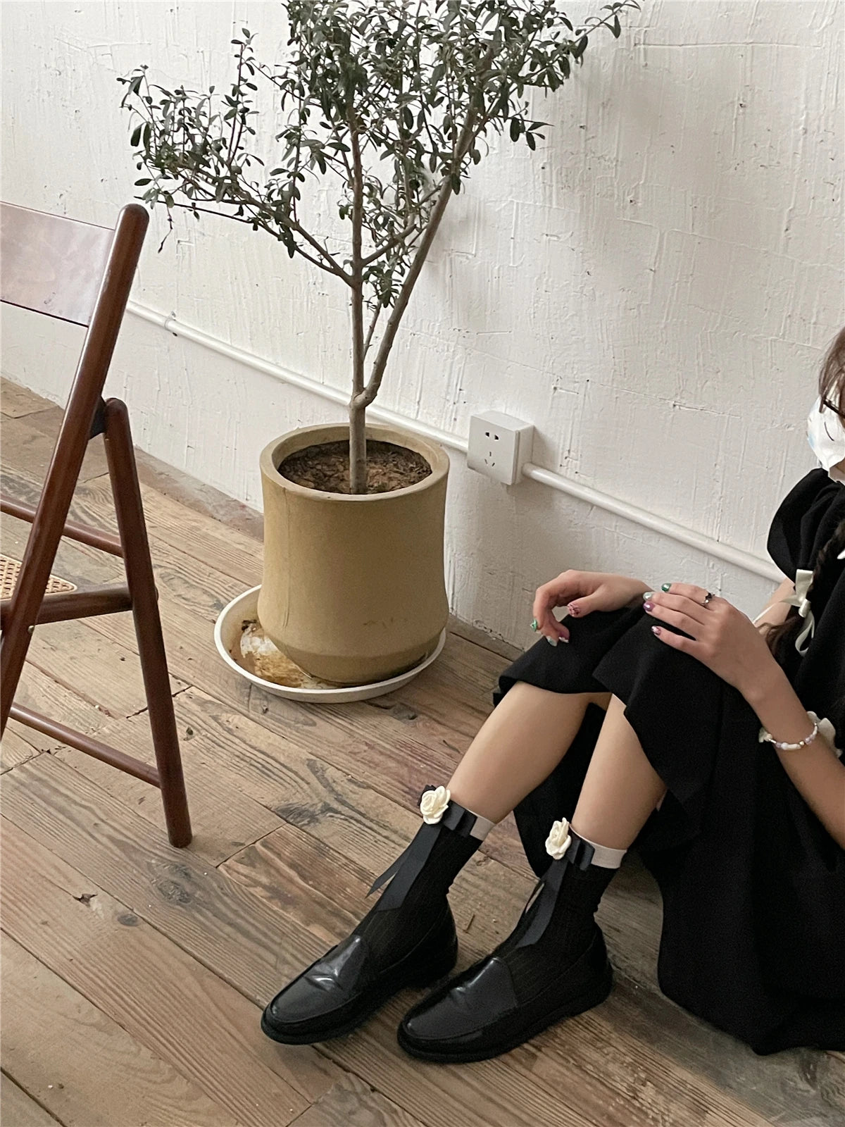 Stylish Women's Knee High Socks | Floral Pattern Accessories