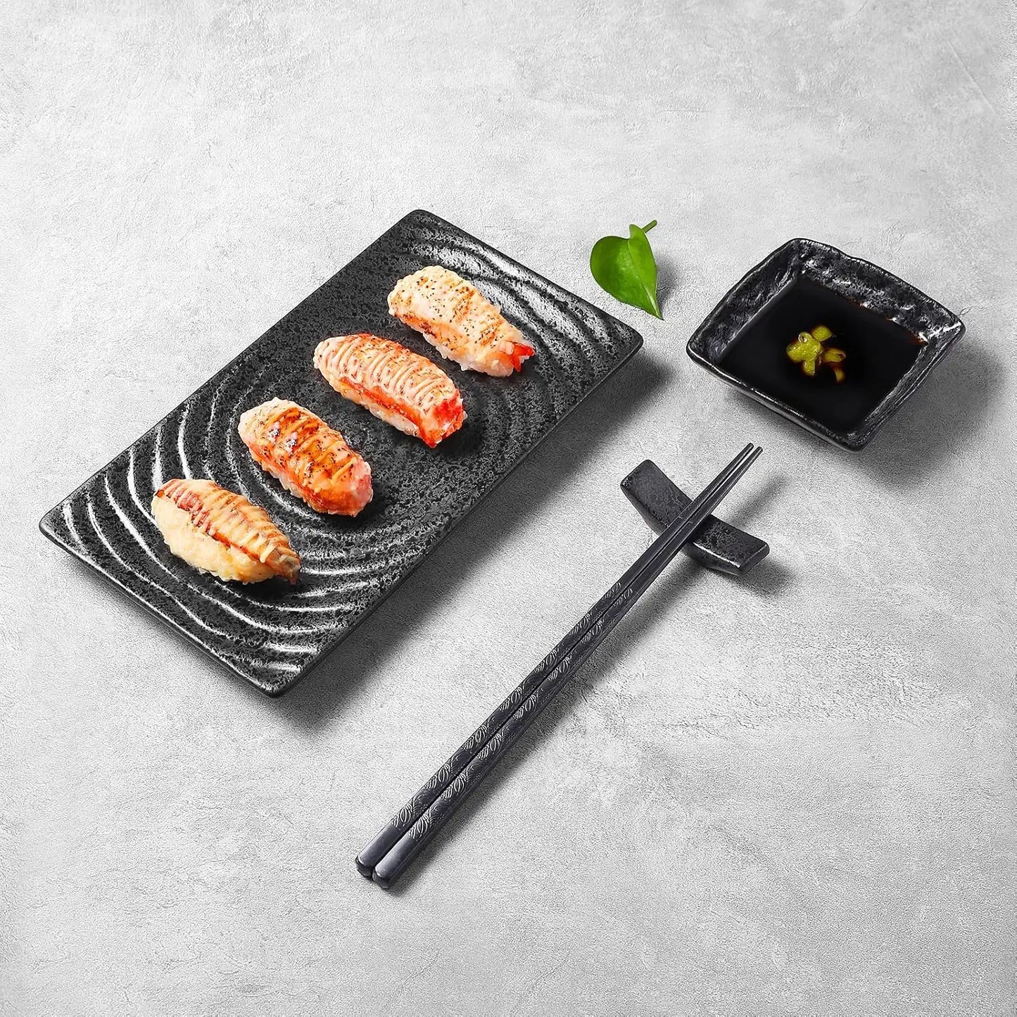 8-Piece Elegant Sushi Serving Set | Perfect Dinnerware for Asian Cuisine