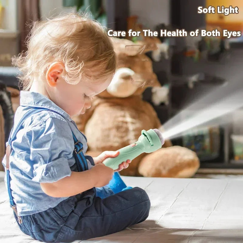 Projection Flashlight Toy | Fun and Educational Projector for Kids