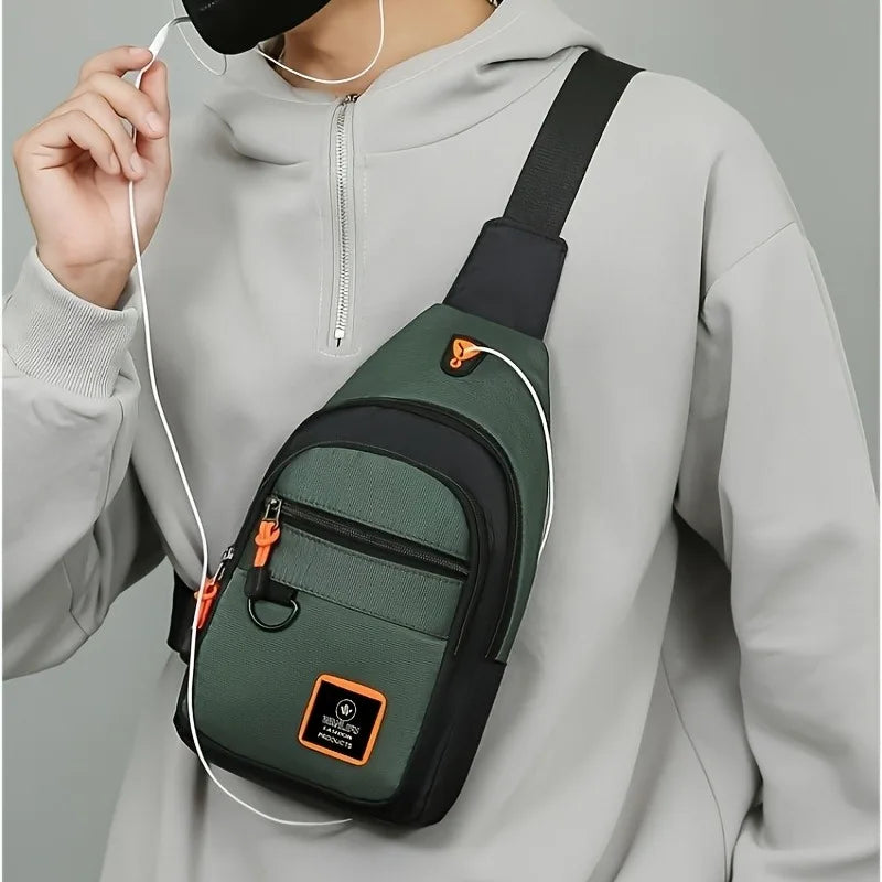 Men's Waterproof Outdoor Hiking & Travel Shoulder Bag