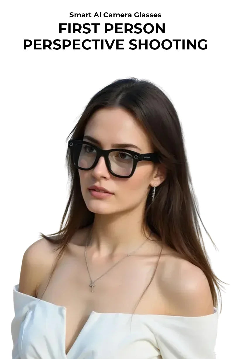 Multifunctional Smart AI Camera Glasses | 4K Recording & Translation