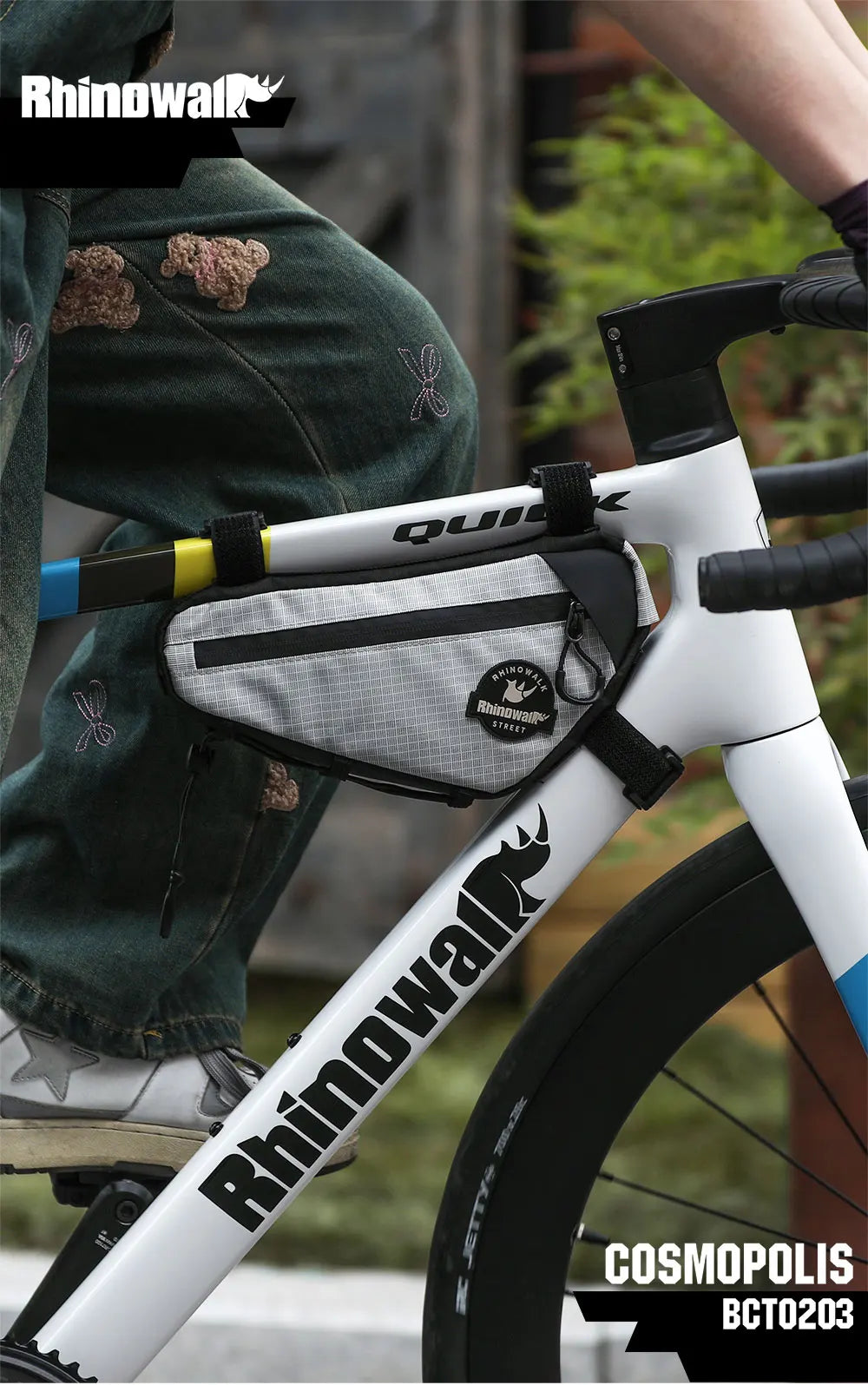 Large Capacity Bicycle Hanging Bags | Triangle Crossbody Cycling Bag