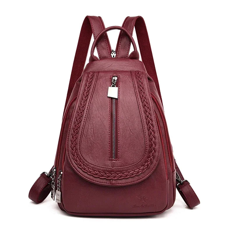Stylish Women's Leather Backpack | Chic Travel Bag for All Occasions