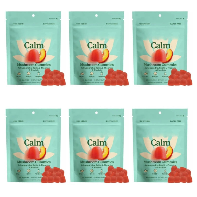 Natural Ashwagandha Mushroom Gummies | Stress Relief & Mood Boost