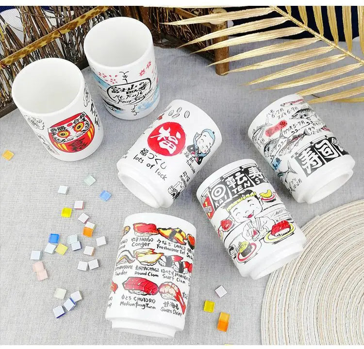 Japanese Style Ceramic Mugs | Perfect Tea, Wine, and Sake Cups