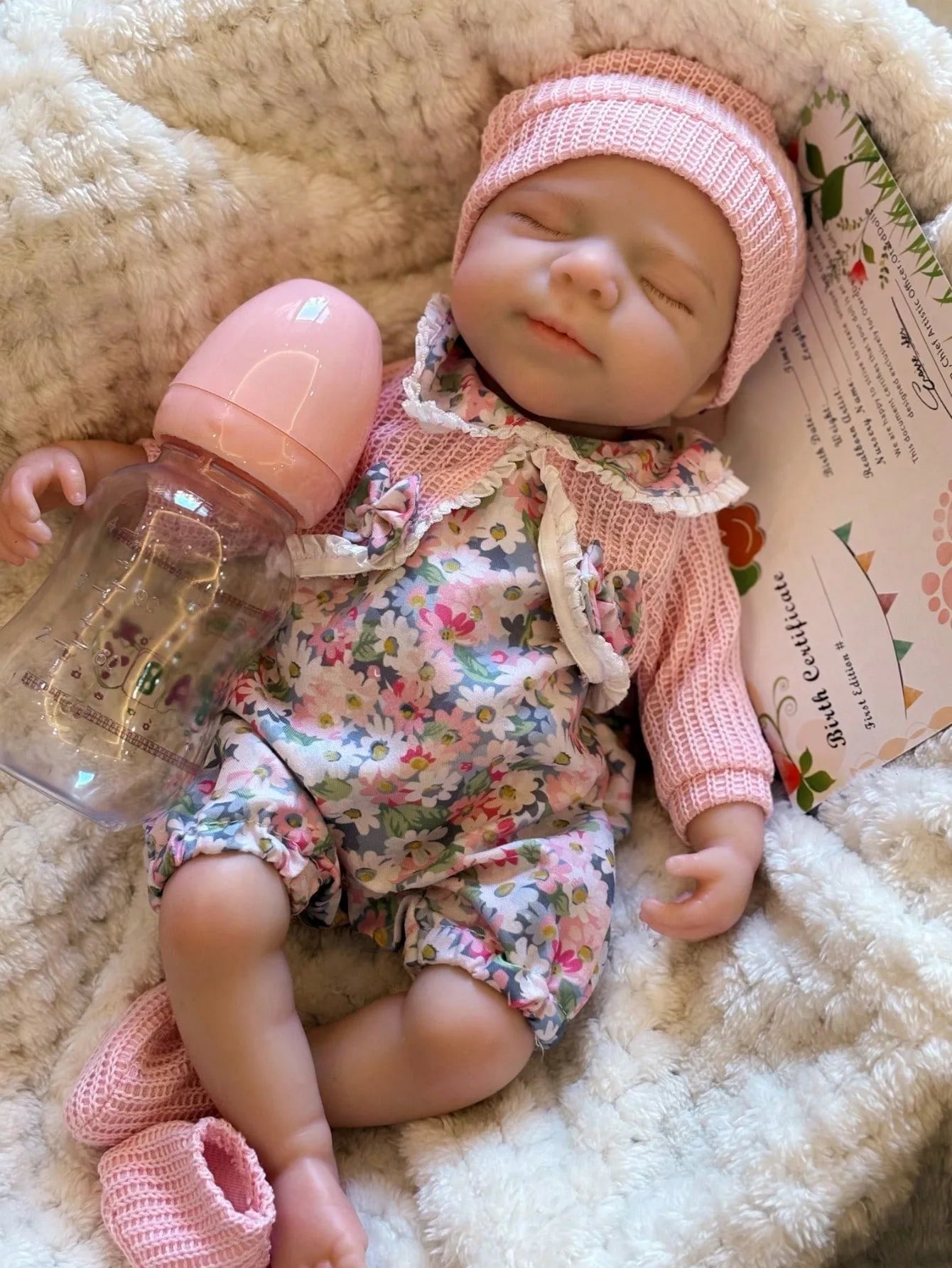 Muñeca bebé reborn de silicona suave de 13 pulgadas | El regalo de cumpleaños perfecto